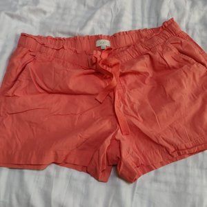 CORAL SHORTS SIZE XL LOFT